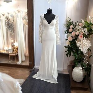 Ivy wedding dress, sequin design